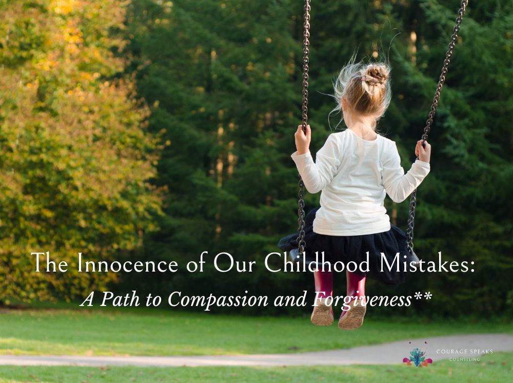 The innocence of our childhood mistakes